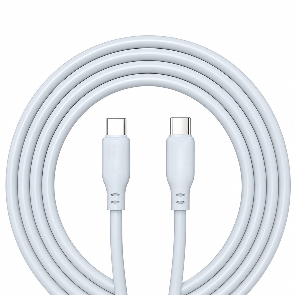 Silicone Type-C to Type-C Fast Charging Data Cable