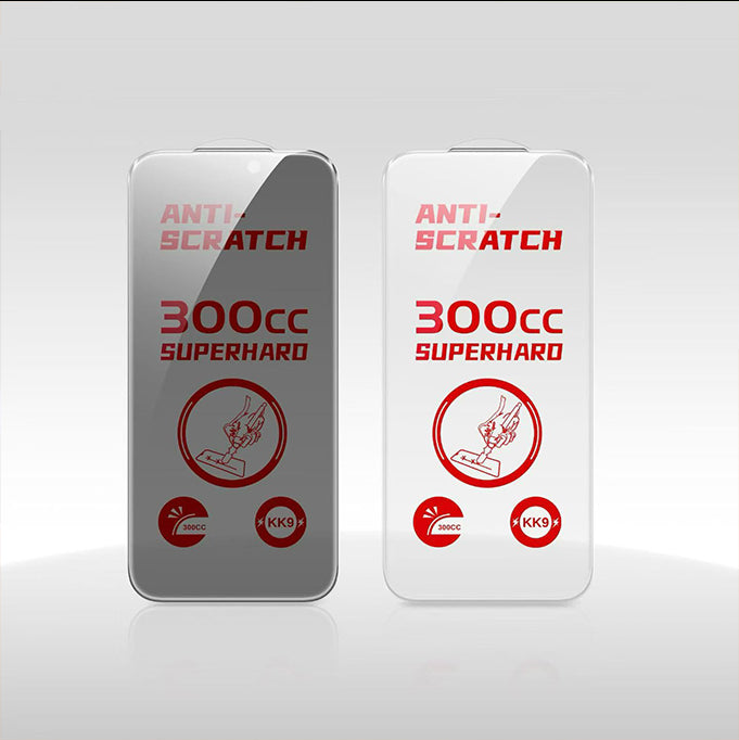 300CC Superhard Anti-Scratch Screen Protector – 9H Tempered Glass