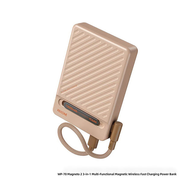 WP-70/112 Magneto 3-in-1 Magnetic Wireless Fast Charging Power Bank