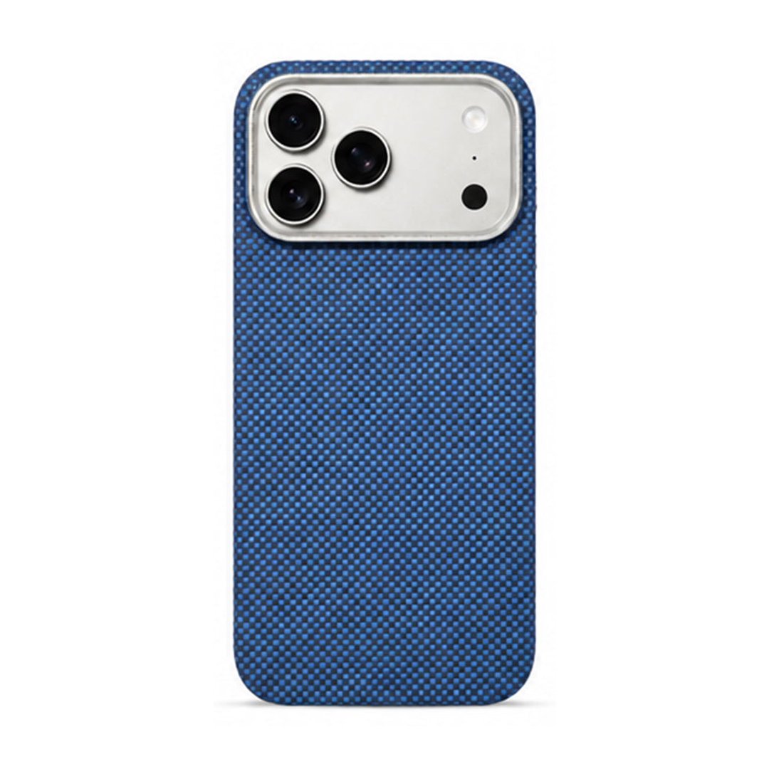 Blue Lattice-Weave Ultra-Slim Magnetic Protective Case