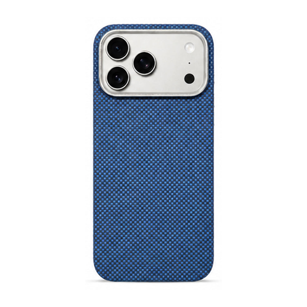 Blue Lattice-Weave Ultra-Slim Magnetic Protective Case