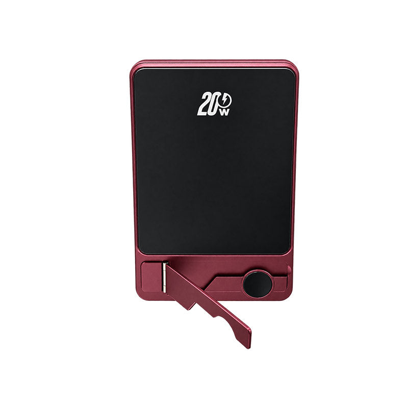 20W Magnetic Wireless Power Bank with Kickstand | Slim Fast Charger