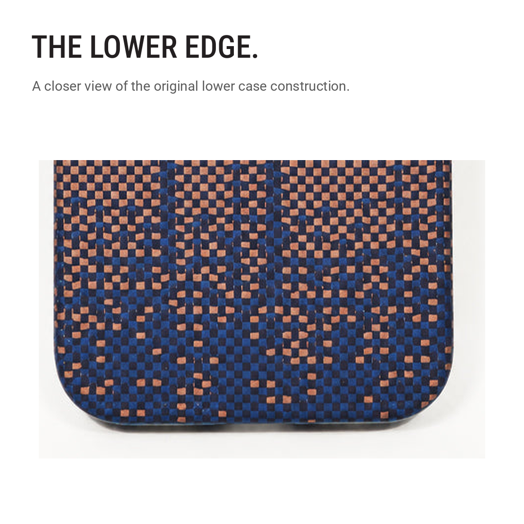 Navy Blue City Skyline Pixel Pattern Textured Case