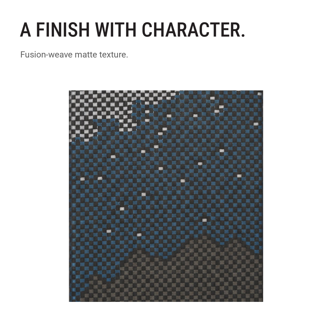 Aramid Fibre Magnetic Protective Case with Fusion-Weave Texture, Starry Blue