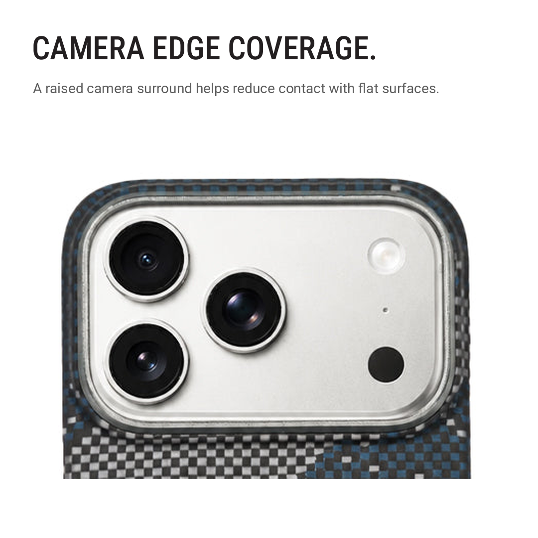 Aramid Fibre Magnetic Protective Case with Fusion-Weave Texture, Starry Blue