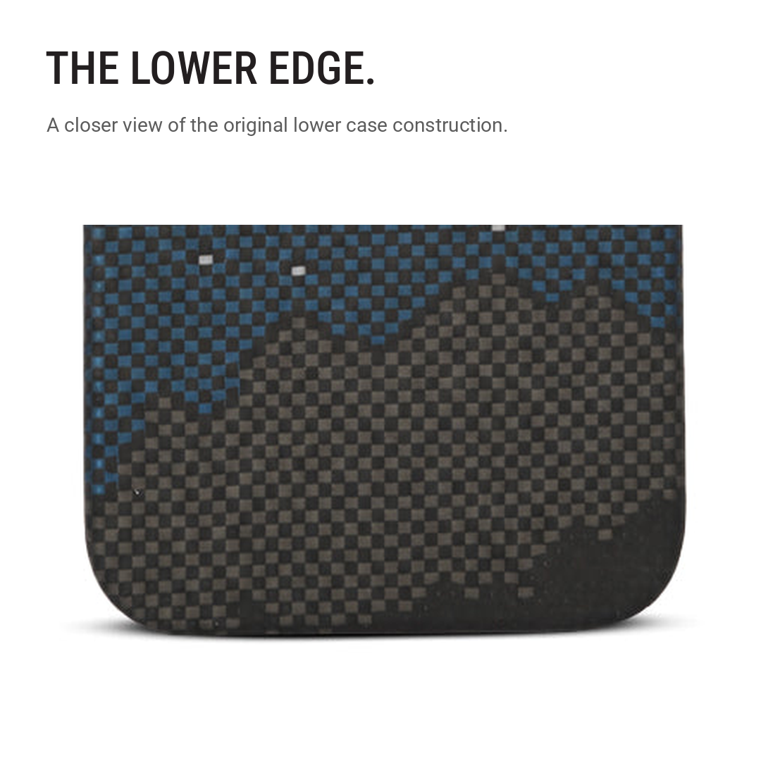 Aramid Fibre Magnetic Protective Case with Fusion-Weave Texture, Starry Blue